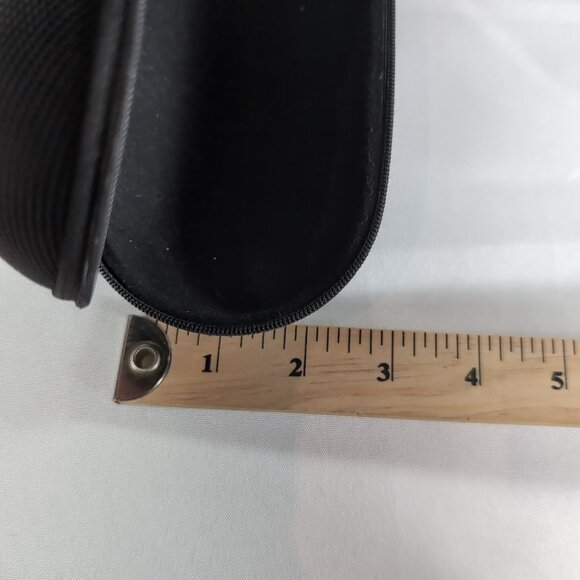 Oakley Pill Sunglasses Case Glasses Black Monogram Hard Shell Zip Logo Travel - Picture 9 of 13